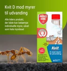 Kvit® D mod myrer til udvanding